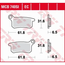TRW LUCAS КОЛОДКИ ДИСКОВІ ТОРМОЗНІ KH357 SINTER OFFROAD KTM SX 65 02-, SX 85 03-11, ПЕРІД/ЗАД (АКЦІЯ)