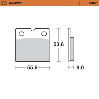 MOTO-MASTER BRAKEPADS ROADPRO SINTER ПЕРІД