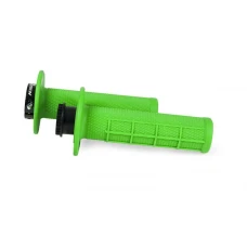 RACETECH ПЕРЕМИКАЧІ R20 LOCK-ON (22+25MM) КОЛІР ЗЕЛЕНИЙ NEON (HALF WAFFLE) + 8 ADAPTEROW ROLGAZU