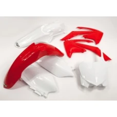 UFO КОМПЛЕКТ ПЛАСТІКОВ HONDA CRF 250R '11-'13, CRF 450R 11-12 КОЛІР OEM (CZERWONY/BIALY) (HO114E999)