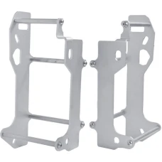 CROSSPRO ЗАХИСТ РАДІАТОРА АЛЮМІНІЙ МОДЕЛЬ LIGHT: YAMAHA YZF250 '14-18, YZF450 '14-'17 КОЛІР СРІБНИЙ ANODOWANY