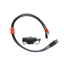 BS 2026/01 ПРОВІД DO PODLACZENIA LADOWARKI BS АБО ПРИСТРОЮ ROZRUCHOWEGO POWER БАГАЖНИК МАКС Z BEZPIECZNIKIEM 10A І З'ДНЮВАЧЕМ SAE (ДОВЖИНА 60CM) (EL) (28)