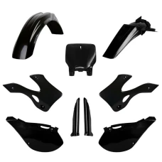 POLISPORT КОМПЛЕКТ ПЛАСТІКОВ (ПОВНИЙ KIT) KAWASAKI KX 125/250 '99-'02 W КОМПЛЕКТІ TABLICA ПЕРІД (8677000002) I КРИШКИ AMORTYZAROROW (8395000003) КОЛІР ЧОРНИЙ