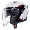 МОТОШОМ ВІДКРИТИЙ CABERG JET FLYON II BOSS КОЛІР БІЛИЙ\/ЧОРНИЙ\/ЧЕРВОНИЙ\/СИНІЙ РОЗМІР M - зображення 3