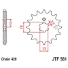 JT ЗІРОЧКА ПЕРІД 415 16 YAMAHA RD 80 MX '81-82' (41516JT) (LANC. 420) - зображення 1