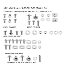 ACCEL КОМПЛЕКТ БОЛТІВ DO ПЛАСТІКОВ YAMAHA YZF 250/450 '06-09, WRF 250 '07-13, WRF 450 '07-11 (BKF-204)