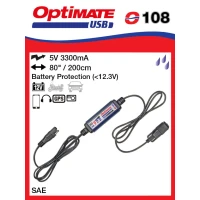 OPTIMATE ЗАРЯДНИЙ ПРИСТРІЙ USB ZE З'ДНЮВАЧЕМ SAE 3300MA (EL)
