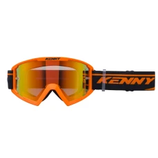 KENNY RACING ОКУЛЯРИ МОДЕЛЬ TRACK+ KID / JUNIOR / DZIECIECE ПОМАРАНЧЕВИЙ КОЛІР - RED LENS - КОЛІР ОРАНЖЕВИЙ/ЧОРНИЙ ХВІРТКА ЧЕРВОНА ЗЕРКАЛО