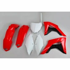 UFO КОМПЛЕКТ ПЛАСТІКОВ HONDA CRF 450RX '17-18 КОЛІР OEM (CZERWONY/BIALY) (HO120E999)