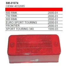 BRONCO КОВПАК ФАРИ ЗАДНЬОЇ SNOW POLARIS (OEM# 4032085)