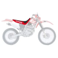 BLACKBIRD ПОКРИВКА/ПОКРИВКА NA СИДІННЯ HONDA XR 250/400 '96-'04 TRADITIONAL, ЛОГОТИП HONDA, КОЛІР ЧОРНИЙ/ЧЕРВОНИЙ