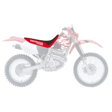 BLACKBIRD ПОКРИВКА/ПОКРИВКА NA СИДІННЯ HONDA XR 250/400 '96-'04 TRADITIONAL, ЛОГОТИП HONDA, КОЛІР ЧОРНИЙ/ЧЕРВОНИЙ
