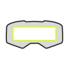 KENNY RACING VISION PERFORMANCE ПЛІВКА ЗАХИСНИЙ DO GOGLI(60MM X150MM) (PACK 4) - зображення 2