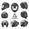 AMOQ ШОЛОМ MI200 MATTBLACK, M - зображення 4