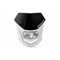 POLISPORT ФАРА ПЕРІД МОДЕЛЬ HALO СВІТОДІОД  СВІТОДІОД  LED (ЛАМПОЧКА СВІТЛОДІОДНА -PRAD STALY 12V) КОЛІР CZARNY/BIALY