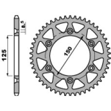 ЗАДНЯ ЗІРКА PBR 899 49 C45 KTM SX/EXC (JTR897.49) (LANC. 520)