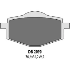 DELTA BRAKING КОЛОДКИ ДИСКОВІ ТОРМОЗНІ KH101 ЗАД - ZASTEPUJA DB2090MX-N І DB2090QD-N