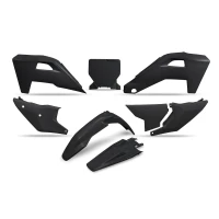 UFO КОМПЛЕКТ ПЛАСТІКОВ HUSQVARNA TC 125 / 150 / 250 / 300 '25, TX 300 '25, FC 250 / 350 / 450 '25, FX 350 / 450 '25 КОЛІР ЧОРНИЙ
