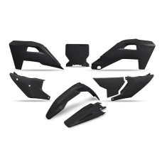 UFO КОМПЛЕКТ ПЛАСТІКОВ HUSQVARNA TC 125 / 150 / 250 / 300 '25, TX 300 '25, FC 250 / 350 / 450 '25, FX 350 / 450 '25 КОЛІР ЧОРНИЙ