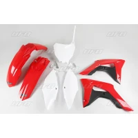 UFO КОМПЛЕКТ ПЛАСТІКОВ HONDA CRF 250R '18-'21, CRF 450R '17-'20 КОЛІР OEM (BIALY/CZERWONY) (HO119E999)