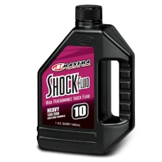 MAXIMA НОВИЙ ТОВАР МАСТИЛО DO ЦЕНТРАЛЬНОГО АМОРТИЗАТОРА RACING SHOCK FLUID HEAVY 130/390 10WT 946ML (1 LITR) (12) (AKC)