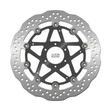 NG ДИСК ТОРМОЗНИЙ ПЕРІД DUCATI MONSTER 696 '08-14, ST3/ST4 '03-07 (320X64X5MM) (6X8,5MM) WAVE PLYWAJACA (МАТЕРІАЛ АЛЮМІНІЙ)