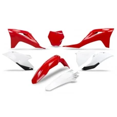 UFO КОМПЛЕКТ ПЛАСТІКОВ GAS GAS MC / MC-F / EX / EX-F '21-'23 КОЛІР OEM '21 (CZERWONY/BIALY)
