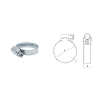 PROMX ХОМУТ SLIMAKOWA DGC W1 - 12-20/9MM - 5 ШТУК