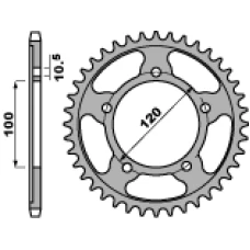 ЗАДНЯ ЗІРКА PBR 4447 46 C45 APRILIA SMV 750 DORSODURO 08-12 (JTR702.46) (LANC. 525)