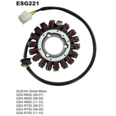 ELECTROSPORT UZWOJENIE ГЕНЕРАТОР (STATOR) SUZUKI GSXR 600 '06-'16, GSXR 750 '06-'17