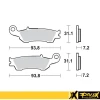 PROX КОЛОДКИ ДИСКОВІ ТОРМОЗНІ KH450 YAMAHA YZ 125\/250\/250F\/450F '08-16 ПЕРІД - зображення 2
