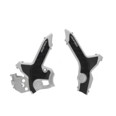 ACERBIS КРИШКИ РАМИ X-GRIP HONDA CRF 250 L '21-'24, CRF 300 L '21-'26, CRF 300 RALLY '21-'24 КОЛІР СІРИЙ / ЧОРНИЙ