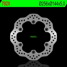 NG ДИСК ТОРМОЗНИЙ ЗАД HONDA XL 1000V 03-11, CBR 1100XX 97-04, X11 00-03, VFR 750F 86-89 (256X144X5 MM) (6X10,5 MM) WAVE