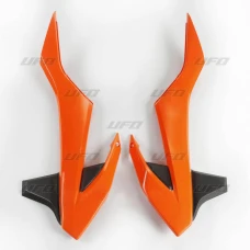UFO КРИШКИ РАДІАТОРА KTM SX 85 '18-2023 КОЛІР OEM (ОРАНЖЕВИЙ/ЧОРНИЙ)