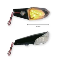 FAR ПОВОРОТНИКИ СВІТОДІОД  СВІТОДІОД  LED PRZYKRECANE DO ТАБЛИЦІ REJESTRACYJNEJ (КОМПЛЕКТ - 2 ШТУКИ) КОЛІР ЧОРНИЙ