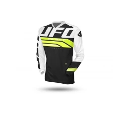 UFO 2023/04 СОРОЧКА HORIZON JERSEY CROSS КОЛІР ЧОРНИЙ БІЛИЙ ЖОВТИЙ FLUO РОЗМІР XXL - UFO KOLEKCJA 2023