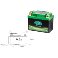 LANDPORT АКУМУЛЯТОР LITOWO-JONOWY LIFEPO4 LFP7Z (107X56X85) (YTZ7S, YTX7ABS, YB9LB) (28,8 WH) (ВАГА 600G) (8)