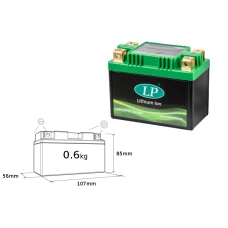 LANDPORT АКУМУЛЯТОР LITOWO-JONOWY LIFEPO4 LFP7Z (107X56X85) (YTZ7S, YTX7ABS, YB9LB) (28,8 WH) (ВАГА 600G) (8)