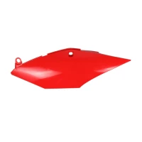 UFO КАРТИ ЗАД HONDA CRF 250R/RX '18-21, CRF 450R/RX '17-20 (1 ШТУКИ. ЛІВИЙ) ПІД ОДИНАРНИЙ ГЛУШНИК КОЛІР ЧЕРВОНИЙ