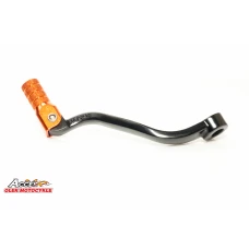 ACCEL РИЧАГ ЗМІНИ ПЕРЕДАЧ KTM SX 250/300 '17-'23 ,EXC 250/300 TPI '17-'23, HUSQVARNA TE/TEI 250/300 '17-'23 ,TC 250 '17-'23,GAS GAS EC 250/300 '21-'23 , MC 250 '21-'23 , KTM EXC 300TPI АЛЮМІНІЙ КОЛІР ЧОРНИЙ, НАКОНЕЧНИК POMARANCZOWA