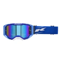 KENNY RACING ОКУЛЯРИ PERFORMANCE EVO 2 WHITE BLUE MIRROR-LUSTRO КОЛІР БІЛИЙ/СИНІЙ