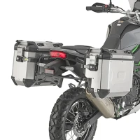 KAPPA 2026/09 СТЕЛАЖ KUFROW БОКОВИХ MONOKEY CAM SIDE KAWASAKI KLE 500 / SE '26, - ПІД KUFRY KVG K'VOYAGER АЛЮМІНІЙ - ПРАВАЯ KVGS33 WCIETY