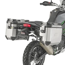 KAPPA 2026/09 СТЕЛАЖ KUFROW БОКОВИХ MONOKEY CAM SIDE KAWASAKI KLE 500 / SE '26, - ПІД KUFRY KVG K'VOYAGER АЛЮМІНІЙ - ПРАВАЯ KVGS33 WCIETY