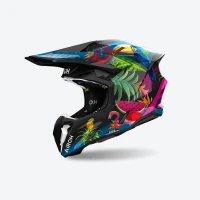 AIROH (2024) ШОЛОМ CROSS / ENDURO / ATV / QUAD TWIST 3 AMAZONIA GLOSS M