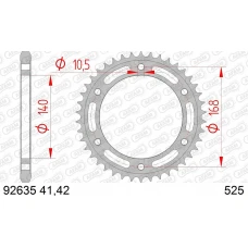 AFAM 2026/06 ШЕСТЕРНЯ ЗАД 4613 41 BMW F 650 GS '09-'12, F800GS 08-18 (-1) (LANC. 525) (JTR3.41)
