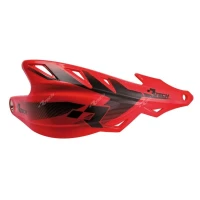 RACETECH КРИШКИ RAK (РУЧКА) RAPTOR КОЛІР ЧЕРВОНИЙ (Z КРІПЛЕННЯМИ NA КЕРМА 22,2MM I 28,6MM)