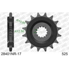 AFAM 2026/04 ШЕСТЕРНЯ ПЕРІД 564 17 Z ГУМА SUZUKI GSXR 750/1000, DL 1000 (JTF520.17RB) (LANC. 525)