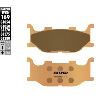 GALFER КОЛОДКИ ДИСКОВІ ТОРМОЗНІ KH199 SPIEK METALICZNY (КОЛІР ЗОЛОТИЙ) STREET, (ПЕРІД) YAMAHA FZ6 '04-'06, XJ6 '09- , XV125/250, XVS 125/250/1100/1300