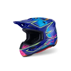 ALPINESTARS ШОЛОМ S-M7 CAST BLUE/PINK/FLUO ЖОВТИЙ L