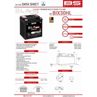BS АКУМУЛЯТОР BIX30HL МАКС (FA) (YTX30L) 12V 30AH 166X130X175 BEZOBSLUGOWY - ZALANY (ZWIEKSZONY PRAD ROZRUCHOWY) (440A) (2)